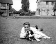 Vlad and Lassie the Engineer's dog. Vlad used to ramble with her on the common.